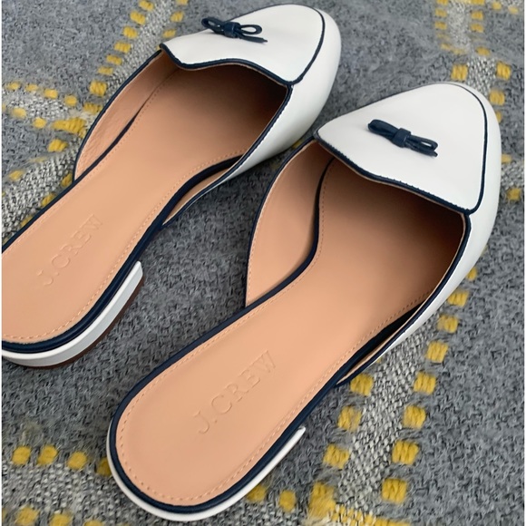 Leather Bow Loafer Mule - Picture 5 of 11